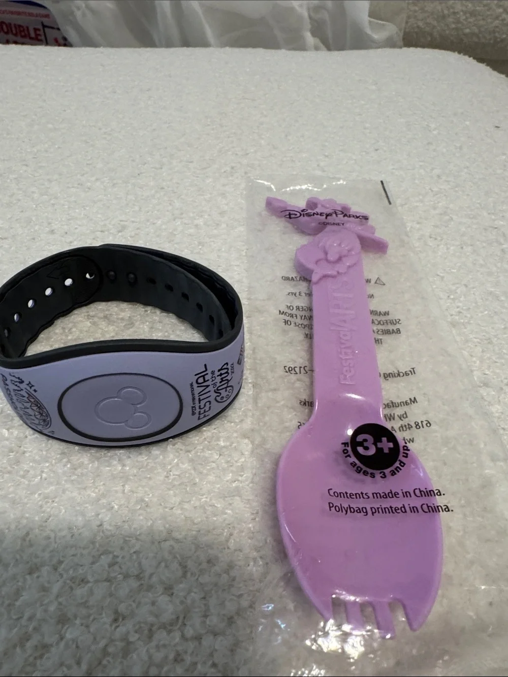 Disney Festival of the Arts Lavender limited edition MagicBand with Black Trim